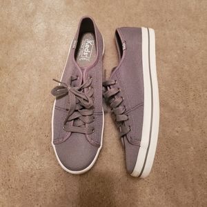 Gray keds sneakers